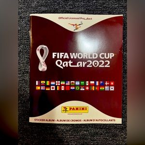 FIFA WORLD CUP QUTAR 22’ Official Panini Sticker Collection ALBUM NEW wSTICKERS!